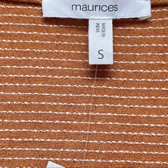 Maurices Mustard Yellow Gold Drawcord Waist Pocket Sleeveless Jumpsuit S - Picture 8 of 9